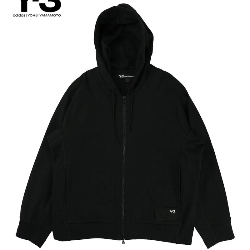 Y-3 M STACKED BADGE FULL-ZIP HOODIE | 蝦皮購物