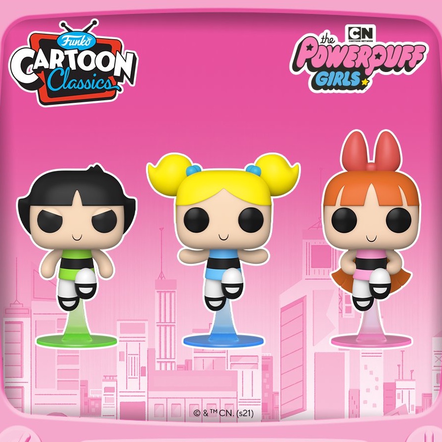 BEETLE FUNKO POP 飛天小女警 POWERPUFF GIRLS 花花 泡泡 毛毛 CN 卡通頻道 | 蝦皮購物