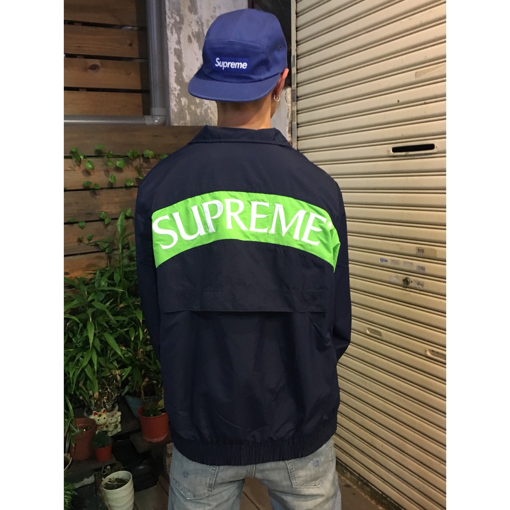 Faithful】SUPREME Arc Track Jacket 深藍防風外套M | 蝦皮購物