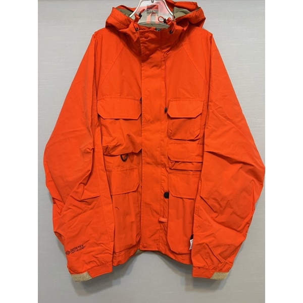 現貨實拍DAIWA PIER 39 GORE TEX Loose Mountain Parka 風衣口袋外套橘