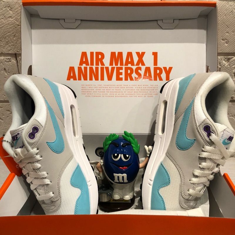 M錐二手美品買賣交流站Nike air max 1 anniversary 週年紀念蒂芬妮綠