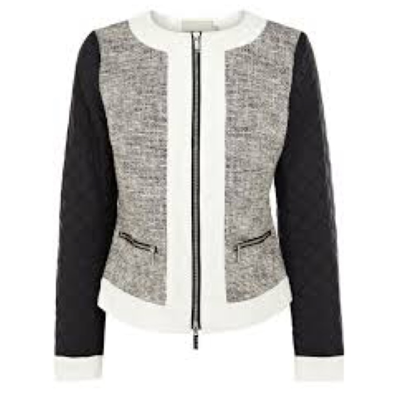 Karen millen hot sale tweed jacket