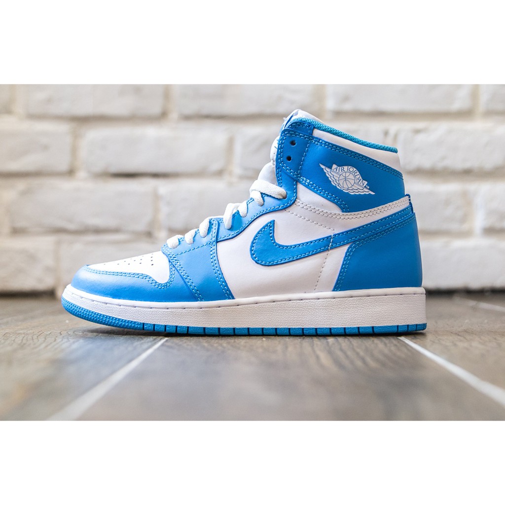 紐約范特西】代購AIR JORDAN 1 RETRO HIGH OG BG 女鞋北卡藍575441-117 