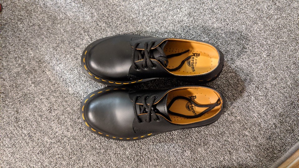 Dr. Martens 1461 3孔經典馬汀11838002 Black SMOOTH 黑硬皮| 蝦皮購物