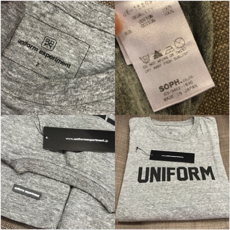 uniform experiment ue sophnet fragment logo 短T | 蝦皮購物