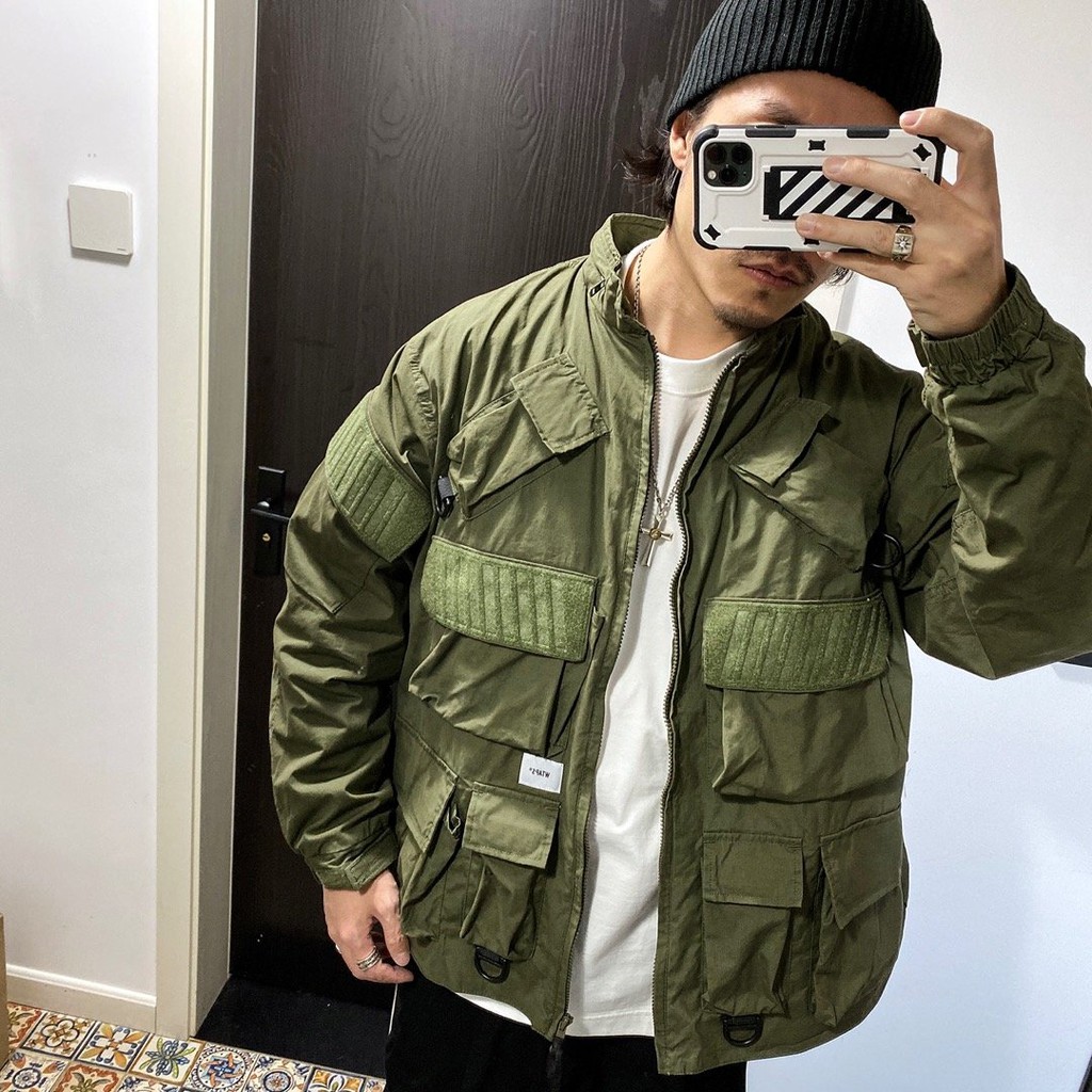 現貨秒發~WTAPS MODULAR JACKET 工裝 十袋魔術貼夾軍款夾克 八袋軍事風外套