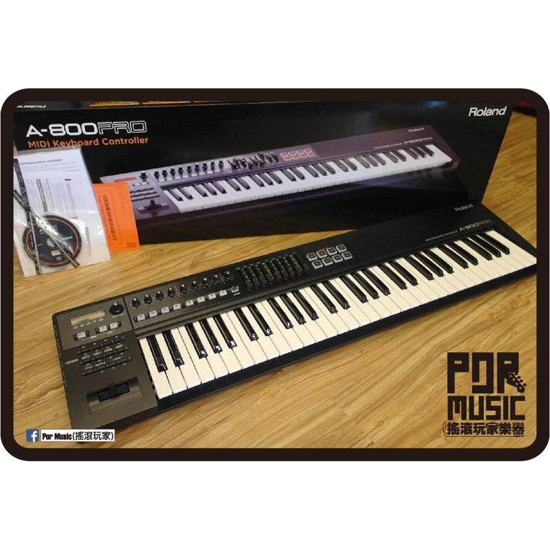 搖滾玩家樂器】全新公司貨Roland A-800 PRO MIDI 控制鍵盤61鍵| 蝦皮購物