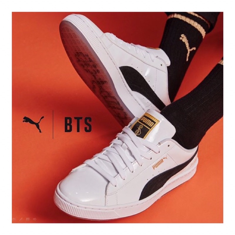 BTS x PUMA Basket Patent 3代小花鞋BtsxPuma PumaxBts BtsPuma聯名