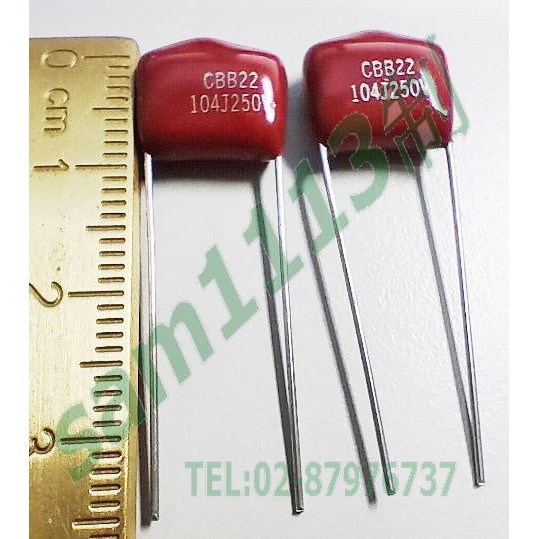 CBB 104J 630V 100NF 0.1UF P Condensatore A Film - Foto 9