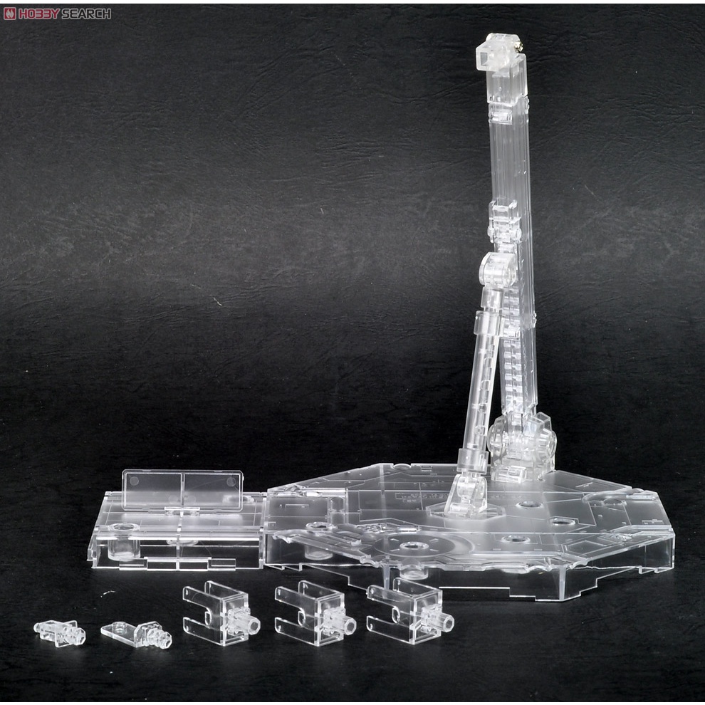 萬代正版》BANDAI 模型腳架 通用型 Action Base 1 透明色 鋼彈鋼普拉支架 地台型支撐架 底座 台座 | 蝦皮購物