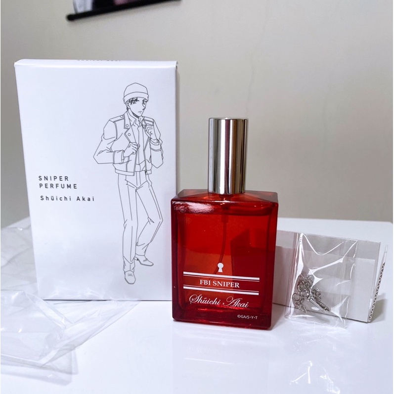 日本名偵探柯南赤井秀一特別版香水緋色的彈丸銀色子彈掛墜M24 劇場版日