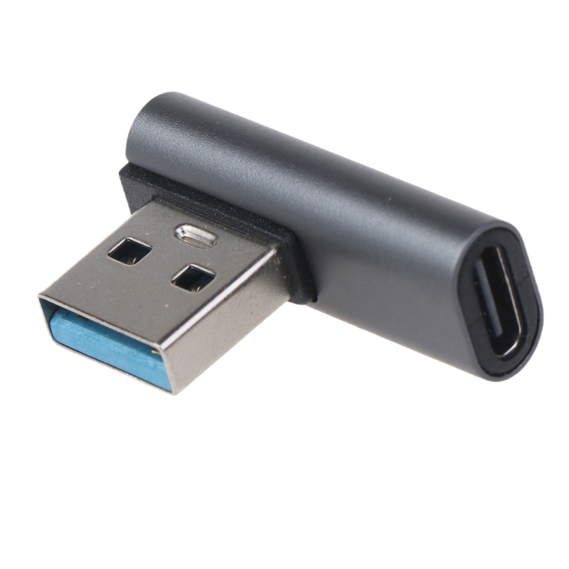 Char 直角 90 度 USB 3 0 C 型公對母 USB C 轉換器適配器 | 蝦皮購物