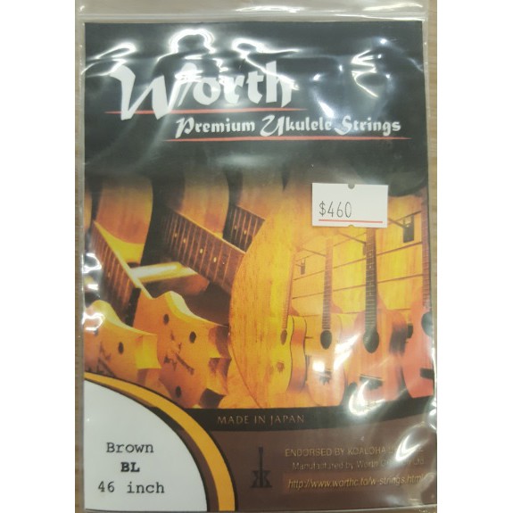 【ShareMusic】Worth Ukulele Strings Brown BL 烏克麗麗弦 21吋 日本製 蝦皮購物