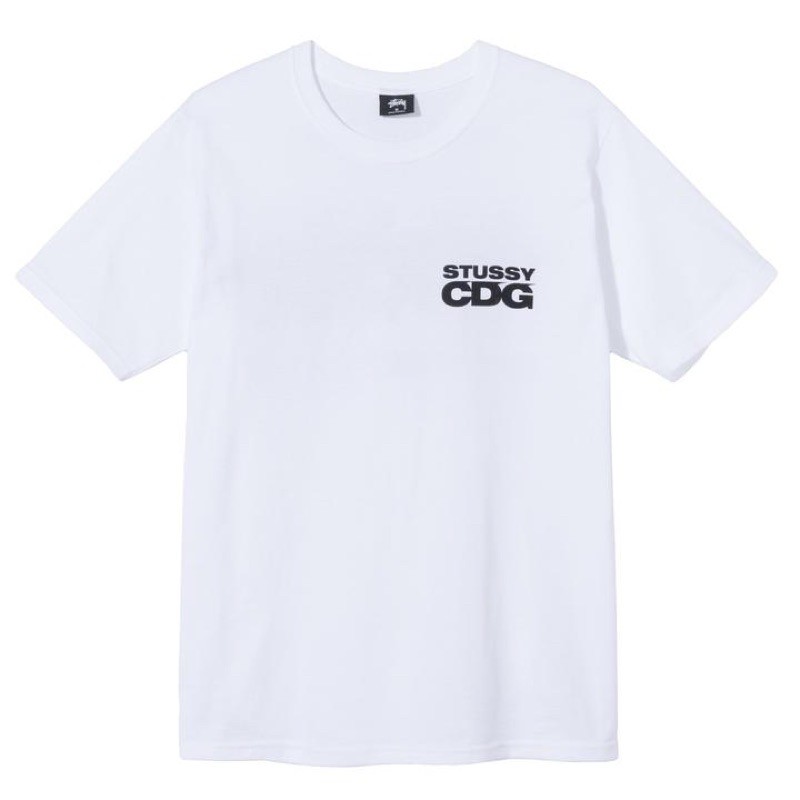 Stüssy x COMME des GARÇONS CDG 全新 40 週年紀念聯乘系列 黑白短T 長T SIZE:M