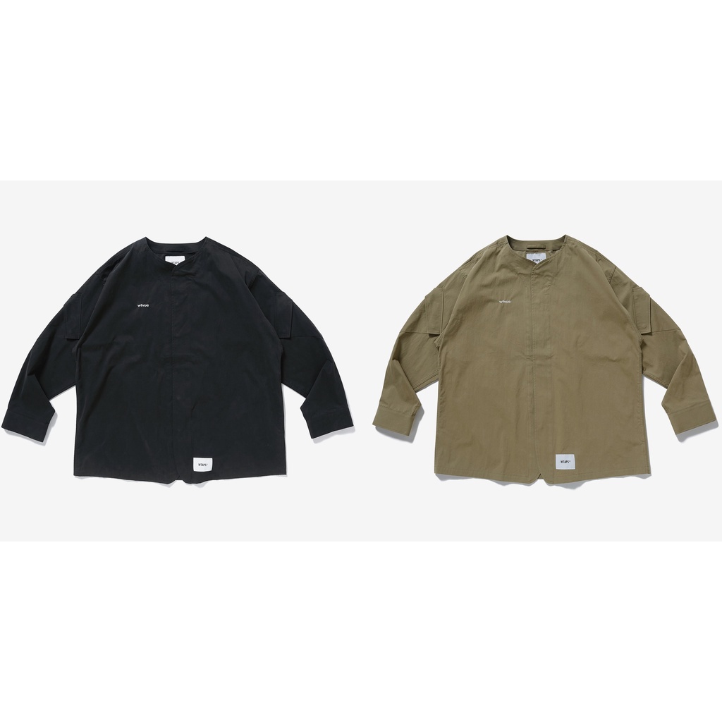 AllenTAPS】WTAPS 22SS SCOUT / LS / NYCO. TUSSAH 長袖襯衫骨頭刺繡