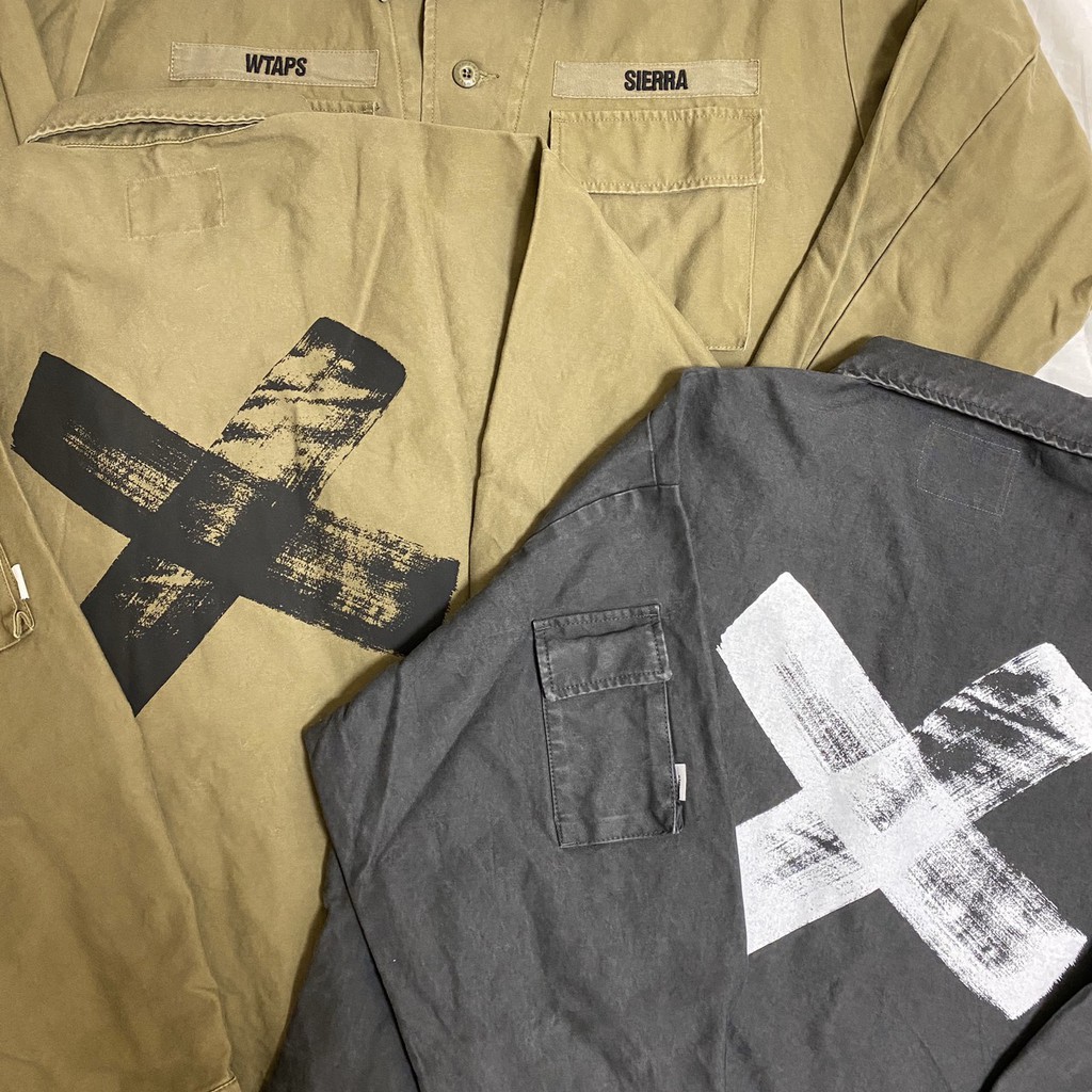 全新現貨WTAPS 20SS JUNGLE LS 01 四袋軍事襯衫外套重磅水洗XX 軍綠