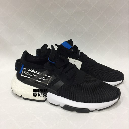 思尼克】Adidas Originals POD - S3.1 黑藍經典LOGO字數量稀少CG6884