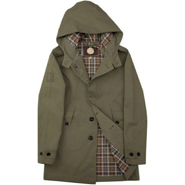 Bonded hooded parka hot sale pretty green