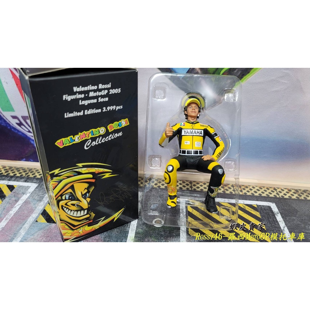 Minichamps Yamaha Rossi Motogp Laguna Seca 2005 Figurine À Moto 1/12