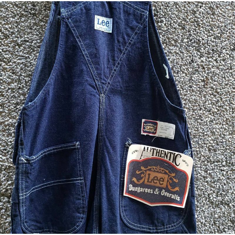 Deadstock！vintage late 1970s ~1980s Lee denim overalls 古著工裝