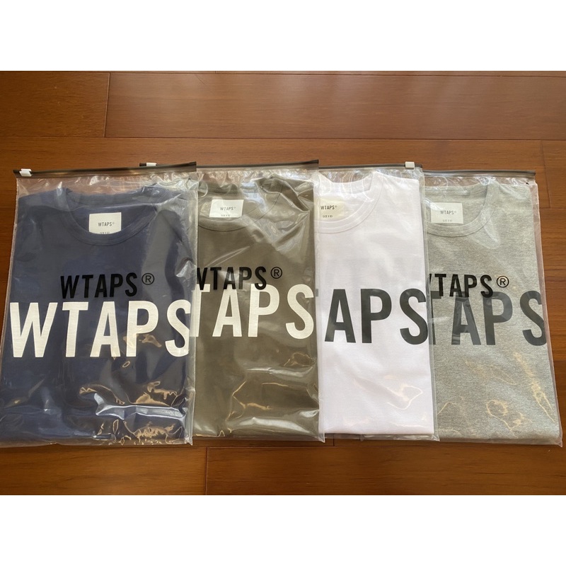 全新現貨灰色M號21SS WTAPS BANNER / SS / COTTON WTVUA 短T 雙面logo