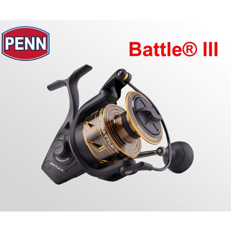 鄭哥釣具】PENN 21年BATTLE III BTL3 紡車捲線器大物捲線器路亞磯釣沉