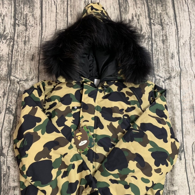 Camo hot sale down coat