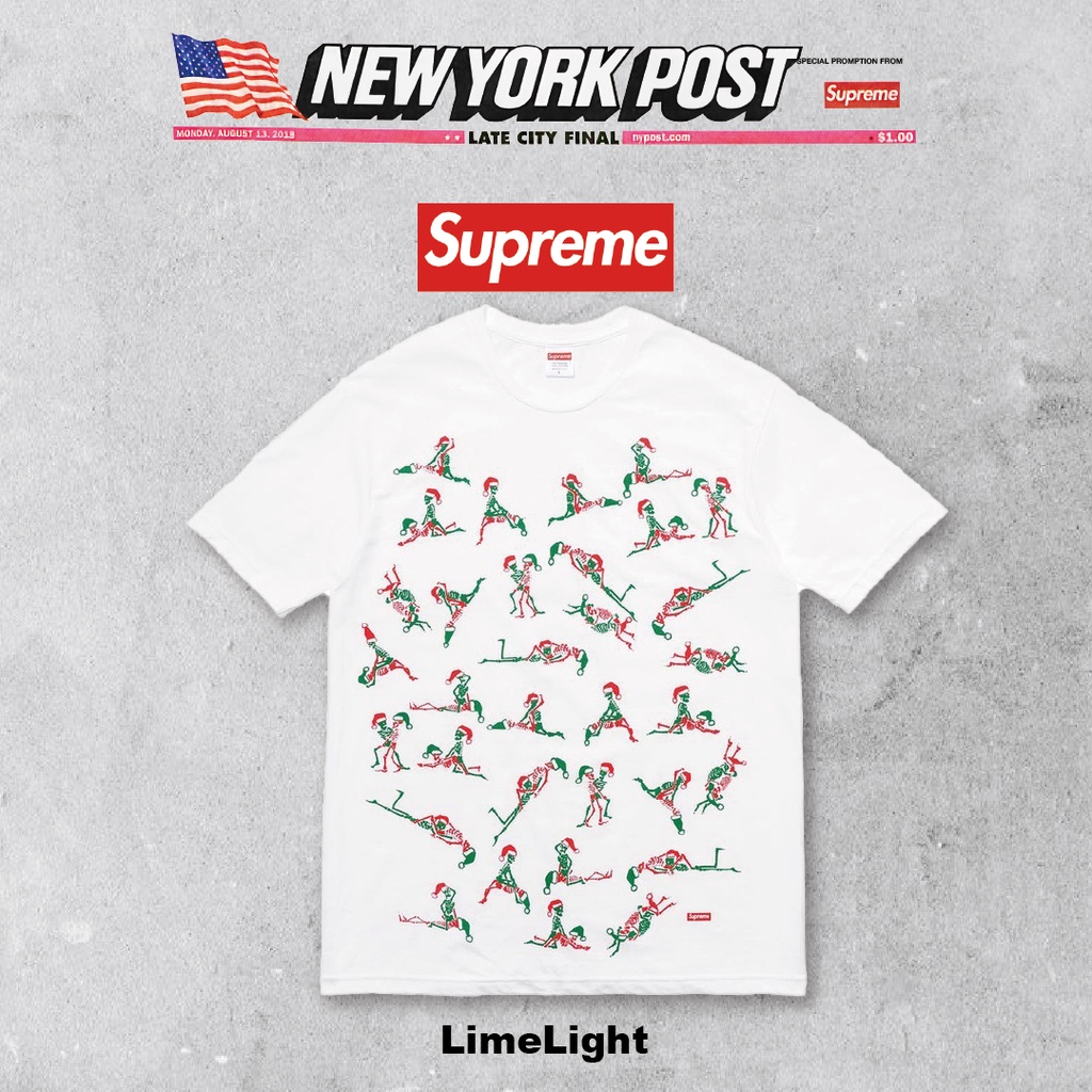 Supreme christmas tee shop 2017