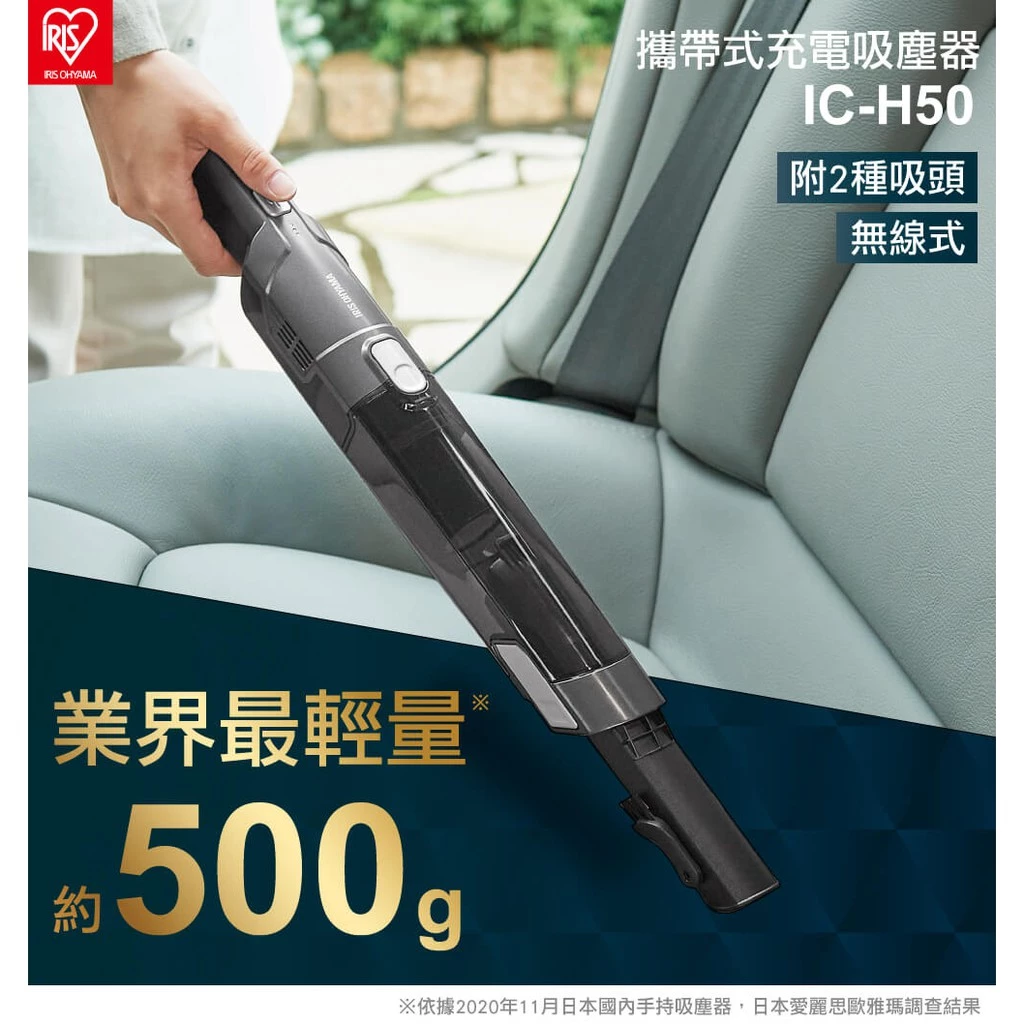 你家其實需要兩台吸塵器,第二台就是它——IRIS OHYAMA IC-H50