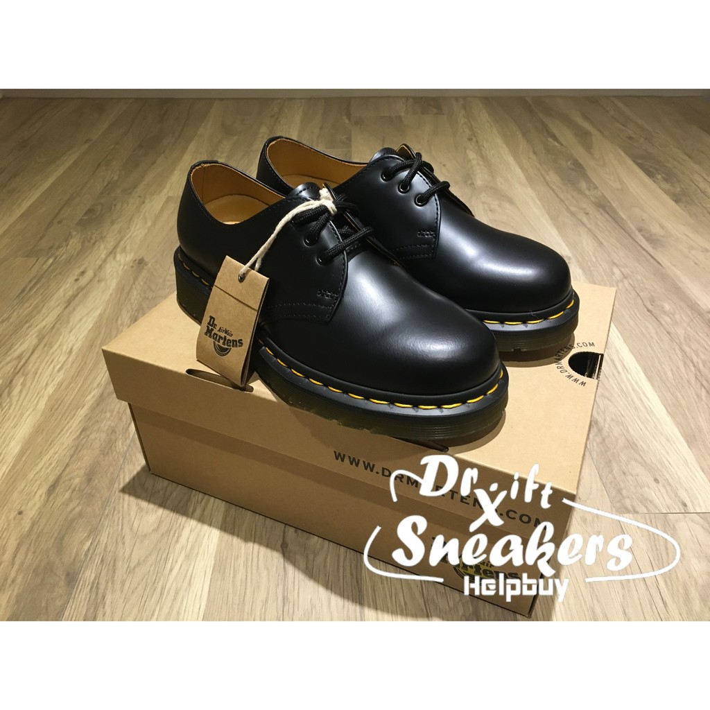 Dr. Martens 1461 3孔經典馬汀11838002 Black SMOOTH 黑硬皮| 蝦皮購物