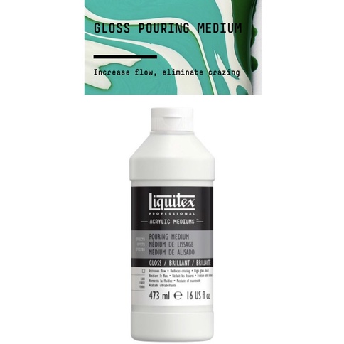 LIQUITEX GLOSS POURING MEDIUM 增亮潑灑媒介 5416 473ml 增光 高光澤 流動彩 | 蝦皮購物