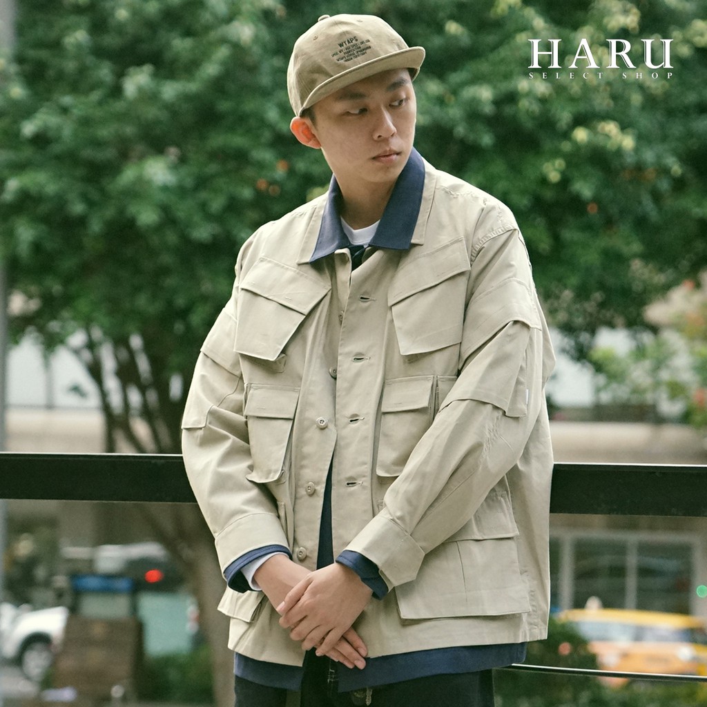 折扣現貨☆HAru☆ WTAPS 20AW MODULAR LS COTTON RIPSTOP 八袋長袖襯衫