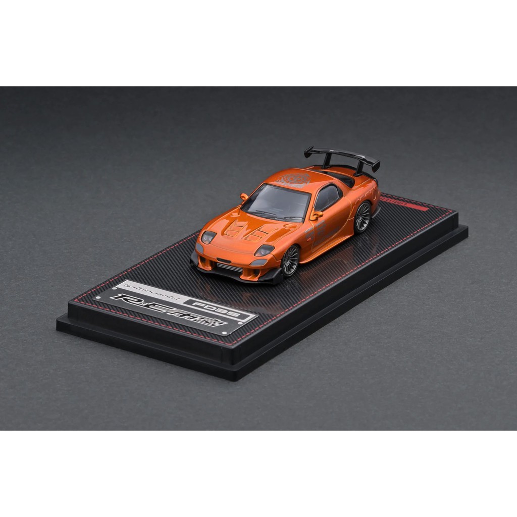 模例】ignition model 1/64 Mazda RX-7 (FD3S) RE雨宮橘色IG1950