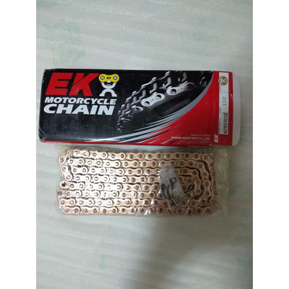 瑋弟》現貨(免運)EK 428 SROZ 黃金油封鏈428 H無油封CBR150 GSXR150 MT15 R15 | 蝦皮購物