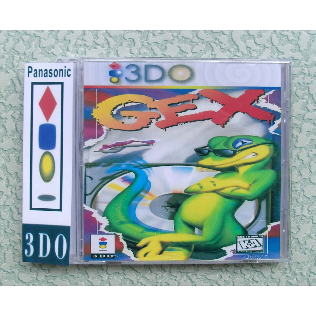 限量版 3do 盒裝彩盤附邊紙 Gex 英文版 蝦皮購物