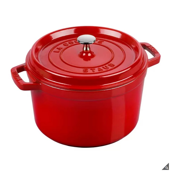 購Happy~Staub 圓形琺瑯鑄鐵鍋 24公分 單組價 #135252 | 蝦皮購物