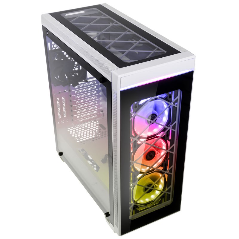 LIANLI / 聯力 ALPHA 550 A550X 含ARGB BORA 風扇 鋼化玻璃 TYPE-C 機殼 | 蝦皮購物