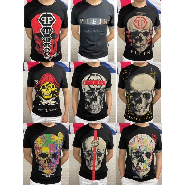 【零碼出清】Philipp Plein PP衣服 男生 短袖 上衣 衣服 圓領 短T 歐美 精品 服飾 實拍 免運 現貨 | 蝦皮購物