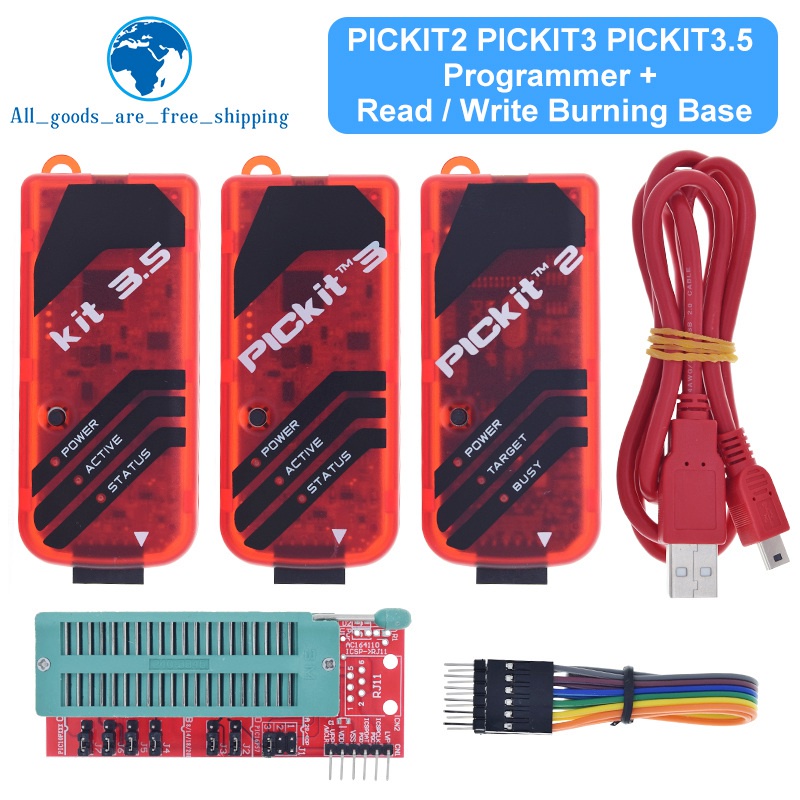 Pickit2 PICKIT3 PICKit3.5 編程器 + PIC ICD2 PICKIT 2 PICKIT 3 P | 蝦皮購物