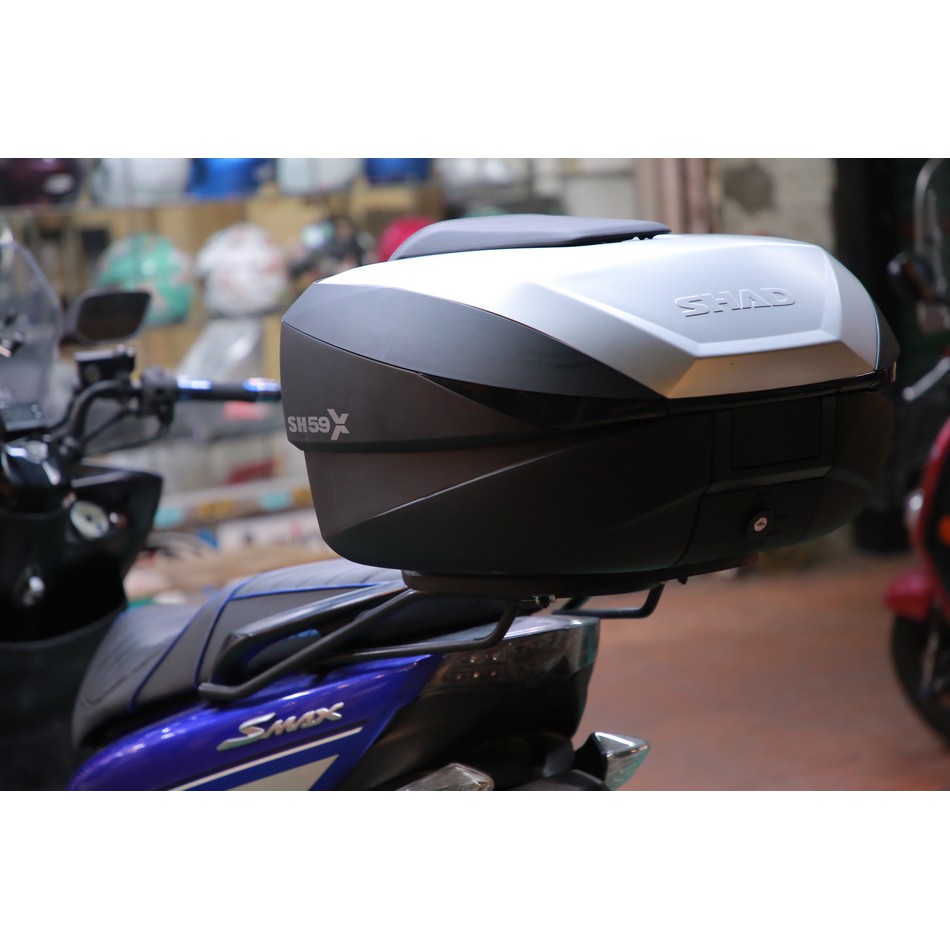 兩輪轎車SHAD SH59X 行李箱後箱漢堡箱置物箱59公升可調式附鋁合金上蓋 