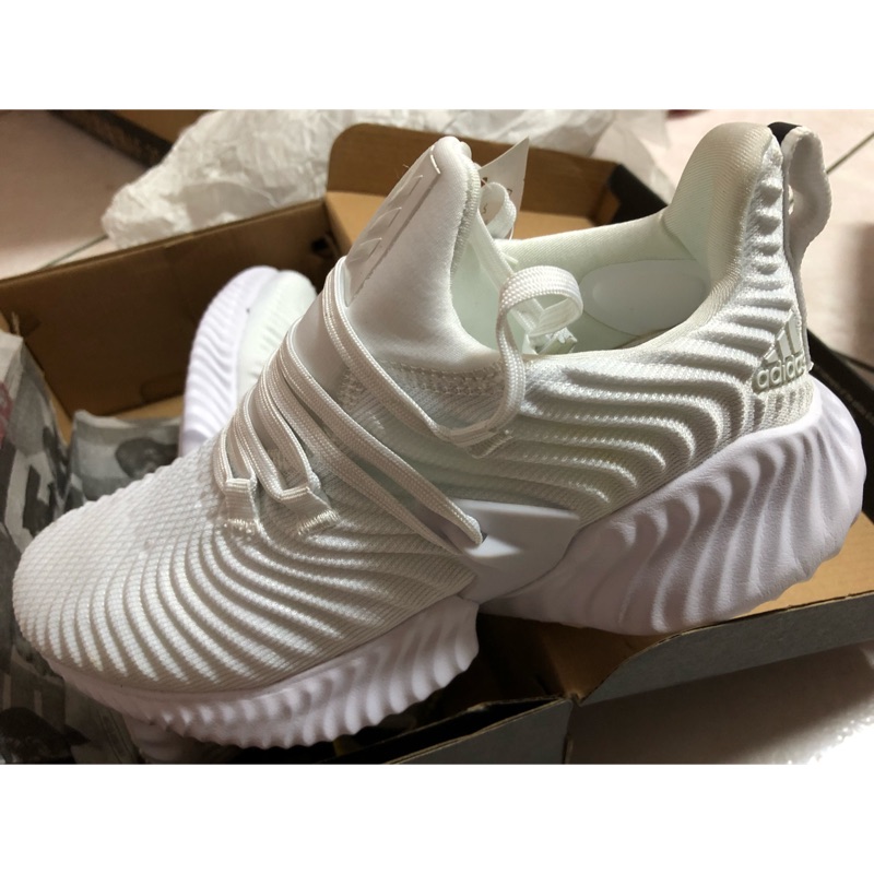 Adidas men's alphabounce instinct three stripe life running shoes online