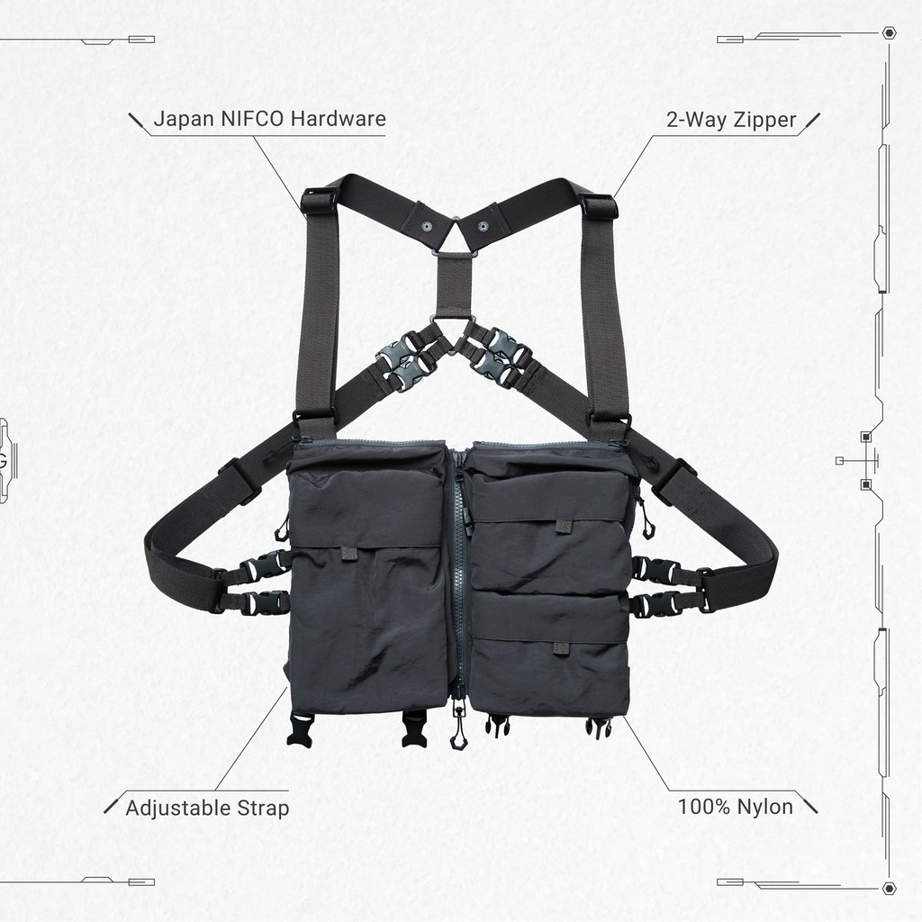 GOOPiMADE “VP-01” Utility G-Mask Bag [Vest Transformed] 鐵灰| 蝦皮購物
