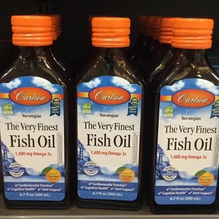 免運🌊卡爾森 TG型 萃取魚油 (液體) 🐠挪威魚油 Carlson Fish Oil Omega-3 200ml