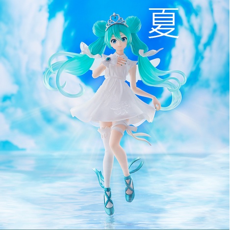 《夏本舖》代理 SEGA 初音未來 SPM 15週年紀念 KEI 天使 洋裝 翅膀 皇冠 15th 緞帶 MIKU 景品