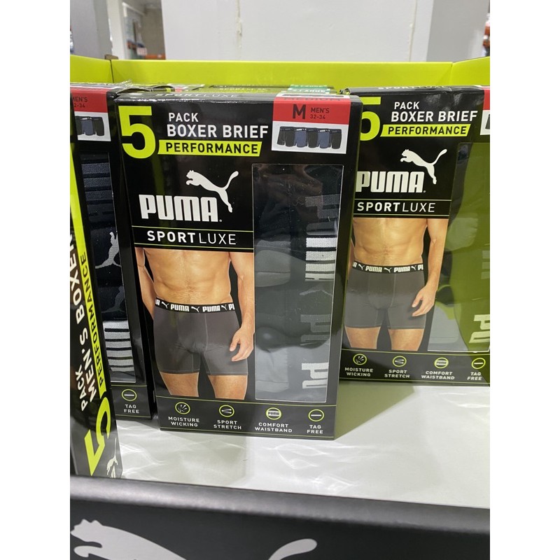 Puma Men's Active Boxer 5-pack