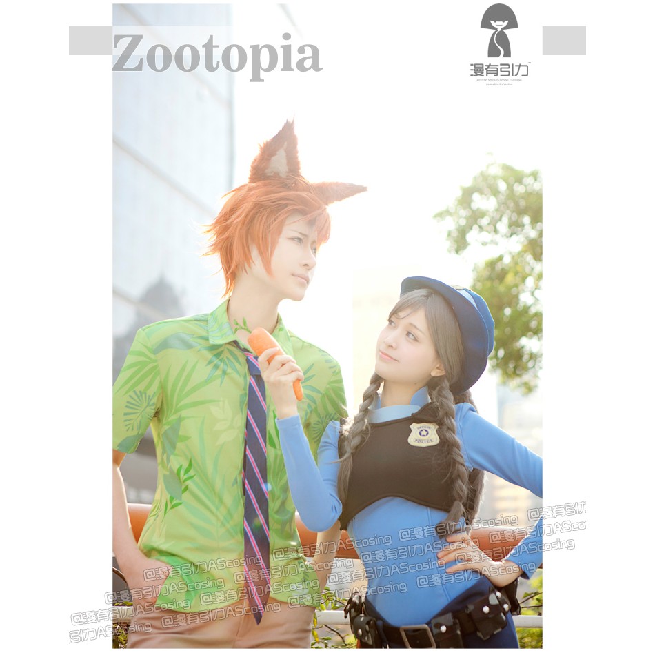 蠻舖子 ♥ cos/cosplay-店長家代購-動物方城市/Zootopia-狐尼克/Nick/兔Judy-全套 | 蝦皮購物