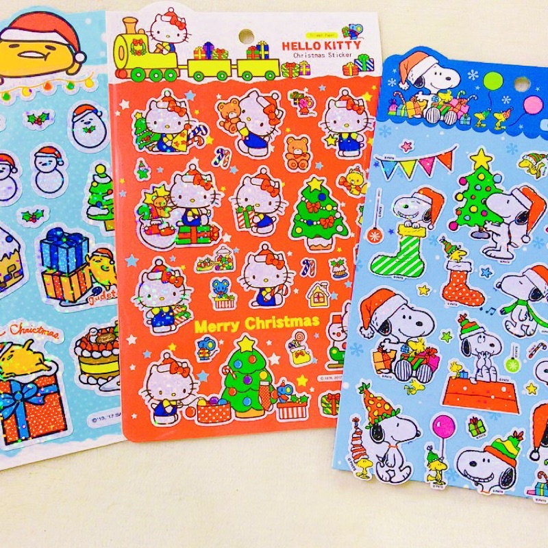 Hello Kitty Christmas Sticker Sheet