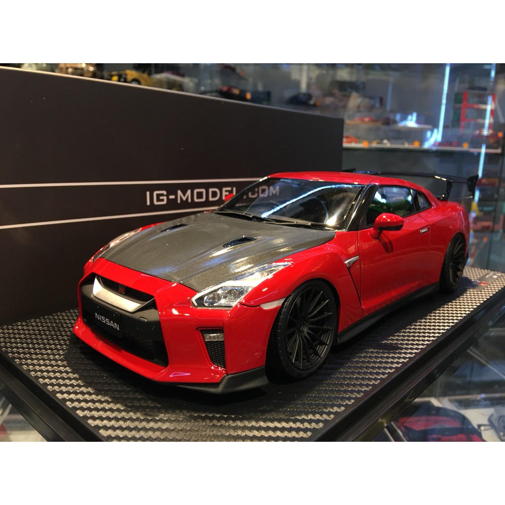 吉華科技@1/18 Ignition IG1759 NISSAN GT-R R35 Premium Edition 紅色