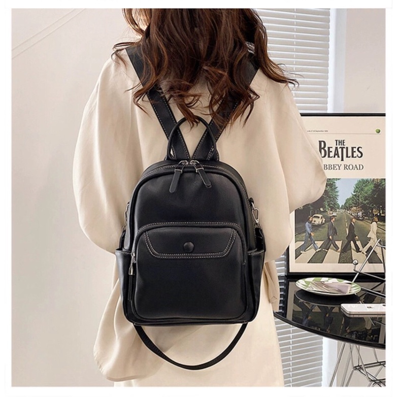 台灣現貨復古質感推薦👠女後背包雙肩背包超美書包工作包公事包女後背包後背工作包書包大學書包雙肩背包女外出包 | 蝦皮購物
