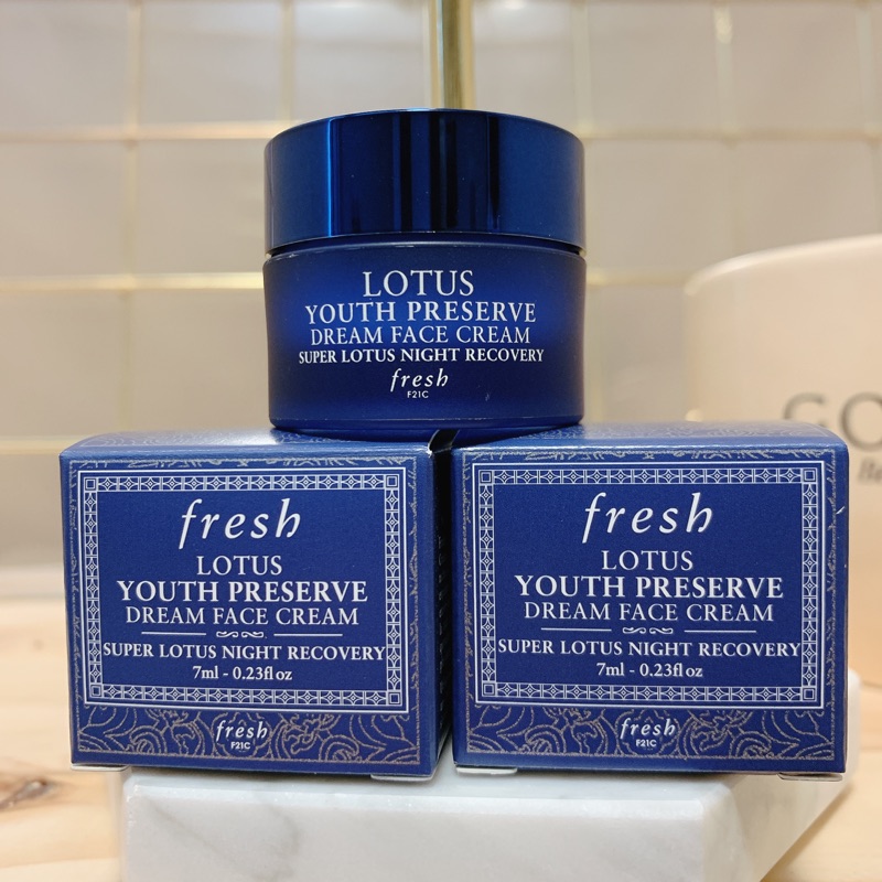 現貨在台fresh馥蕾詩LOTUS YOUTH PRESERVE DREAM FACECREAM 睡蓮青春活